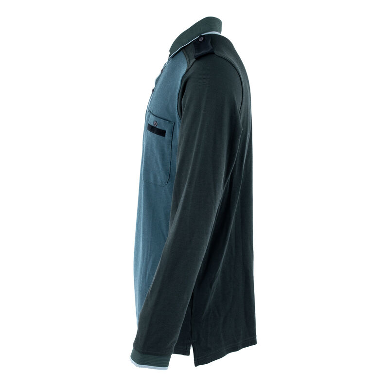 Dutch Blue & Green Long Sleeve Polo Shirt | Issued, , large image number 3